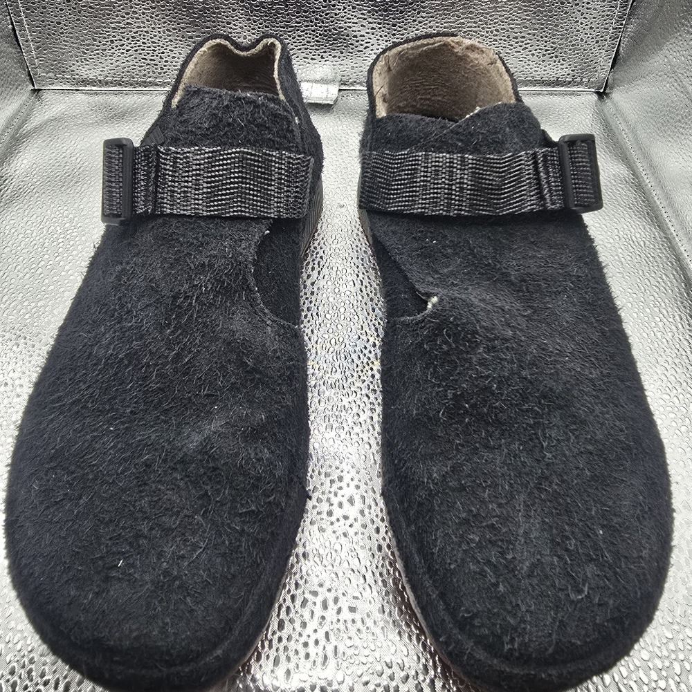 Black Suede Shoes Chaco size 8 wool shoes woman no size tag